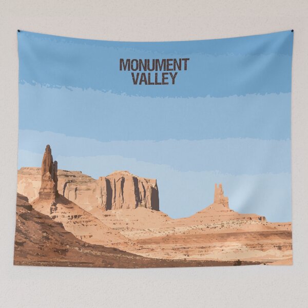 Item preview, Monument Valley Landscape Print designed and sold by qdesigns-az.