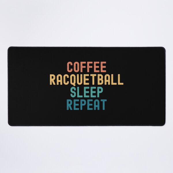 Item preview, Coffee Racquetball Sleep Repeat - Funny Racquetball & Coffee Gift designed and sold by kindxinn.