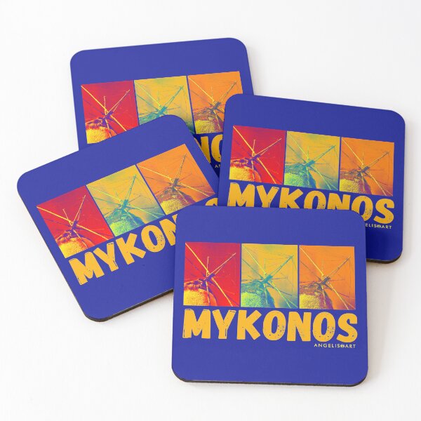 Item preview, Mykonos windmills pop art edition designed and sold by angelisart.