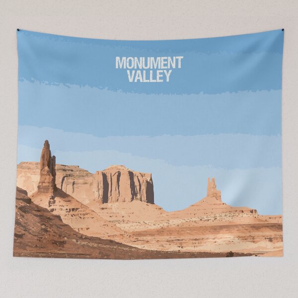 Item preview, Monument Valley Landscape Print designed and sold by qdesigns-az.