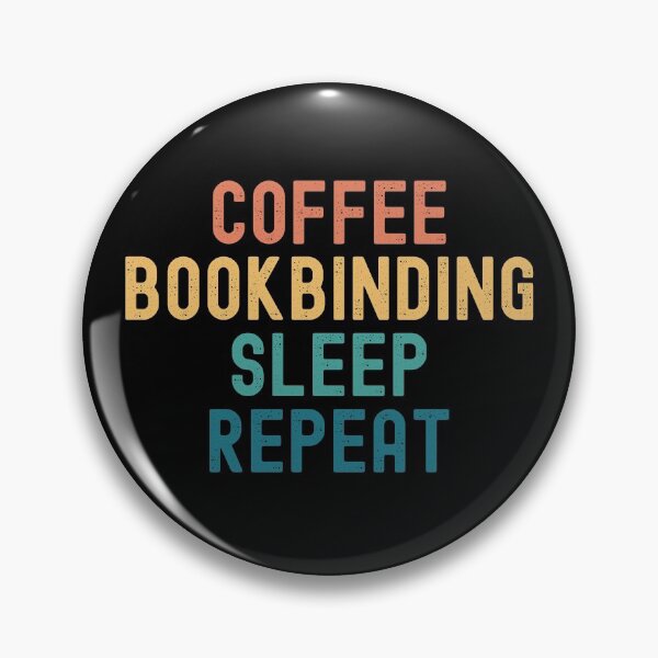 Item preview, Coffee Bookbinding Sleep Repeat - Funny Bookbinding & Coffee Gift designed and sold by kindxinn.