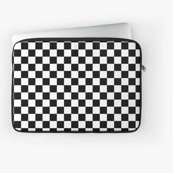 Vista previa del artículo con la obra «Patrón negro a cuadros», diseñado y vendido por derpfudge.