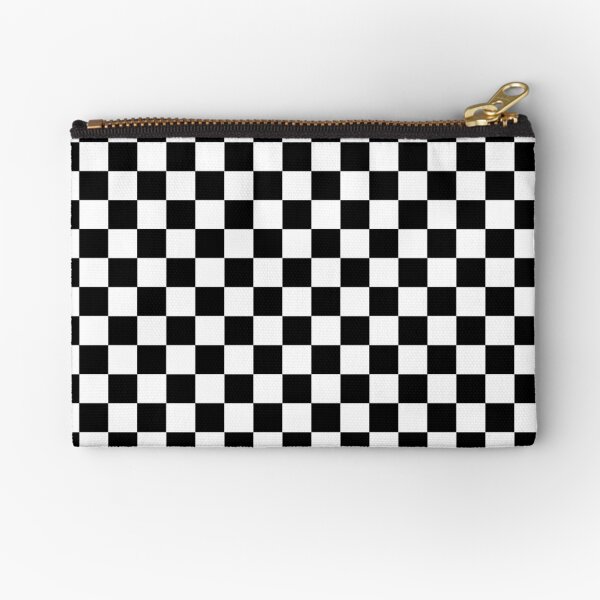 Vista previa del artículo con la obra «Patrón negro a cuadros», diseñado y vendido por derpfudge.