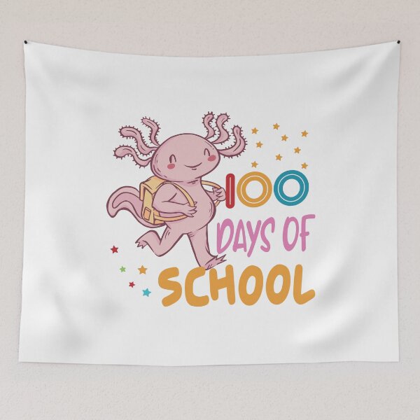 Item preview,  axolotl 100 dias de escuela designed and sold by OzyManDiaS90.
