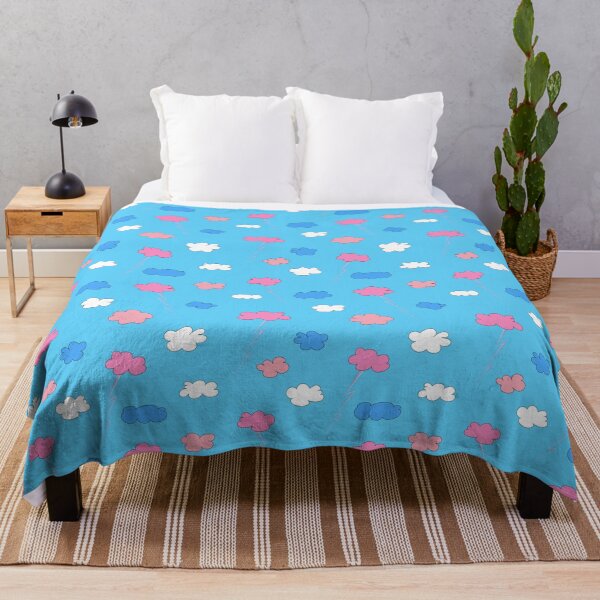 Item preview, Transgender colors clouds on blue sky designed and sold by DannysReRemodel.