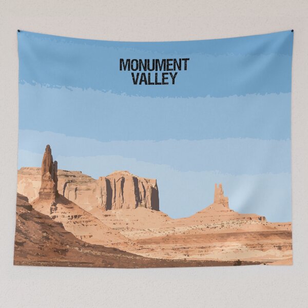 Item preview, Monument Valley Landscape Print designed and sold by qdesigns-az.