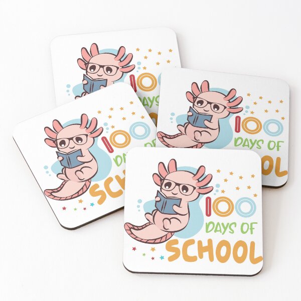 Item preview, axolotl 100 dias de escuela designed and sold by OzyManDiaS90.