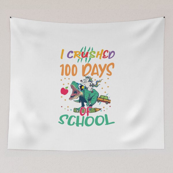 Item preview, I Crushed 100 Days Of School designed and sold by OzyManDiaS90.