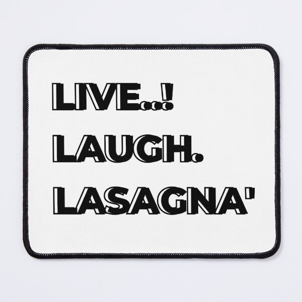 Item preview, live laugh lasagna essential Shirt designed and sold by LUX2Boutique ★★★★★.