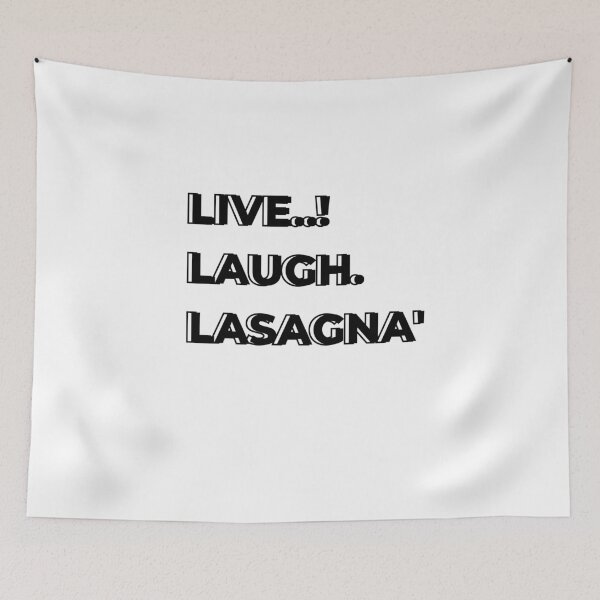 Item preview, live laugh lasagna essential Shirt designed and sold by LUX2Boutique ★★★★★.