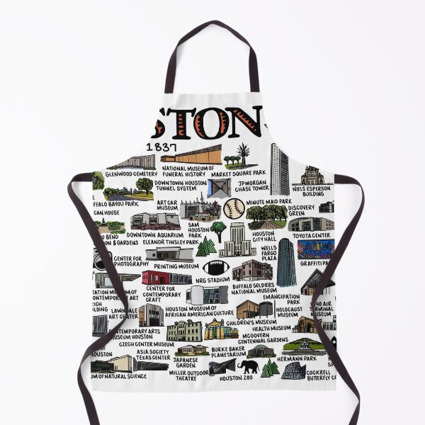Item preview, Houston Texas Map designed and sold by fiberandgloss.