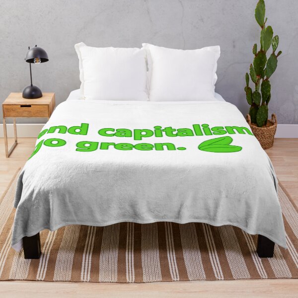 Item preview, End Capitalism, Go Green designed and sold by voltzandvoices.