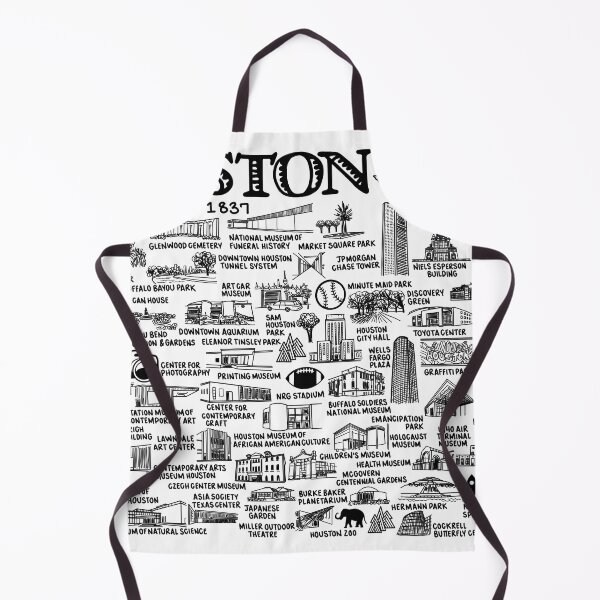 Item preview, Houston Texas Map  designed and sold by fiberandgloss.