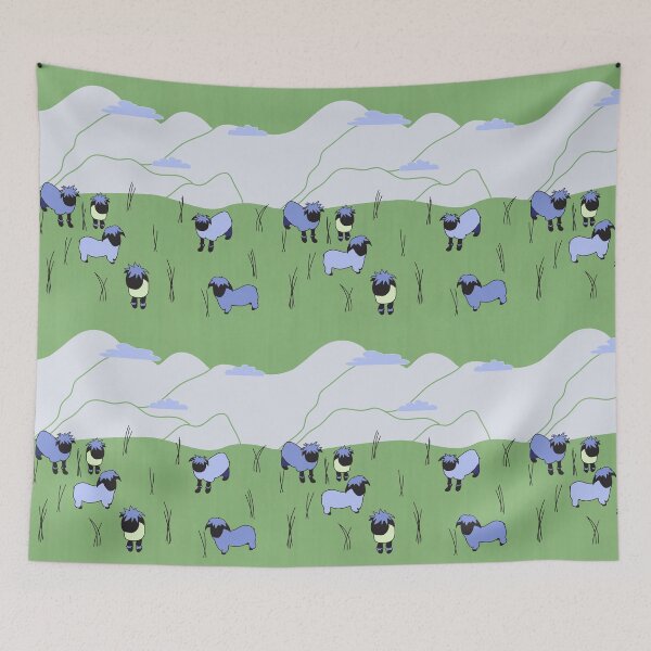 Item preview, Blacknose Swiss Sheep Blue and green designed and sold by DannysReRemodel.