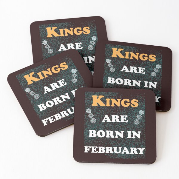 Item preview, Kings are born in  February  , T-shirt designed and sold by BUTTER7FLY.