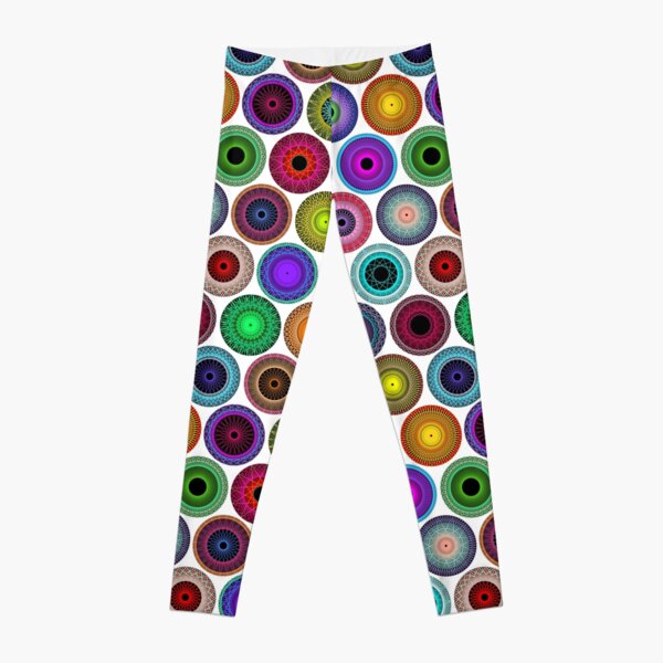 Polka Dot with Math Stars 2 Leggings