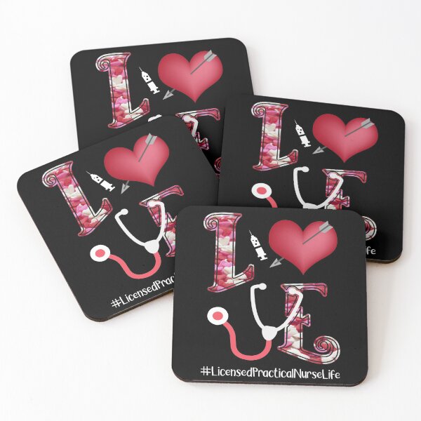 Item preview, LPN Nurse Love Heart Stethoscope Nurse Life Valentine's Day designed and sold by Gifty Rifty.