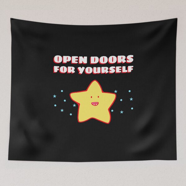 Item preview, OPEN DOORS FOR YOURSELF T-SHIRT designed and sold by SuccessfulVibes.