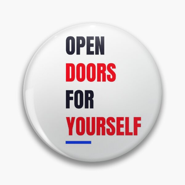 Item preview, OPEN DOORS FOR YOURSELF T-SHIRT designed and sold by SuccessfulVibes.