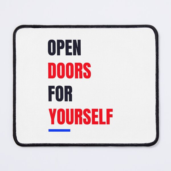 Item preview, OPEN DOORS FOR YOURSELF T-SHIRT designed and sold by SuccessfulVibes.