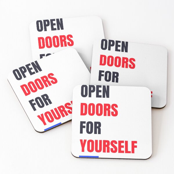 Item preview, OPEN DOORS FOR YOURSELF T-SHIRT designed and sold by SuccessfulVibes.