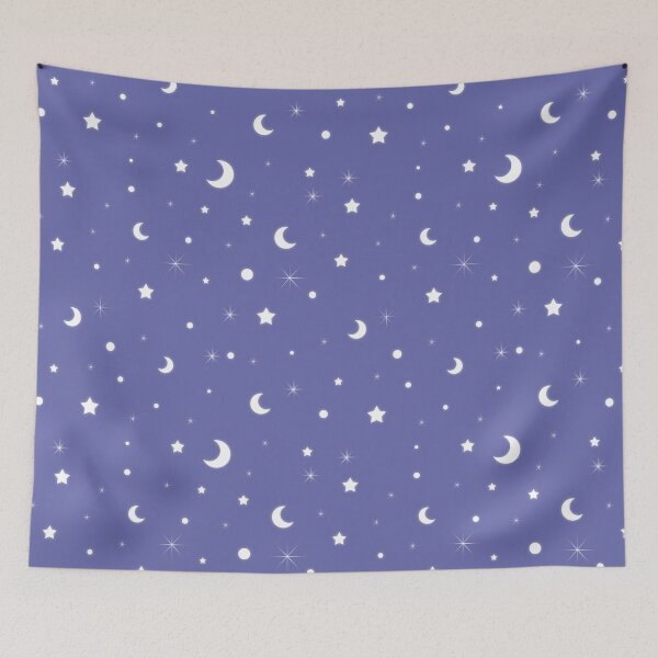 Item preview, Very Peri Stars and Moons Pattern designed and sold by Julie Erin Designs.