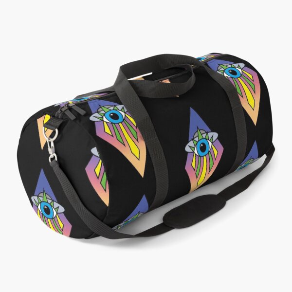 Item preview, UFO Evil Eye Art Deco Geometric Diamond Shape sunset Sky Space Illuminati Pyramid  designed and sold by Ciara Shortall.