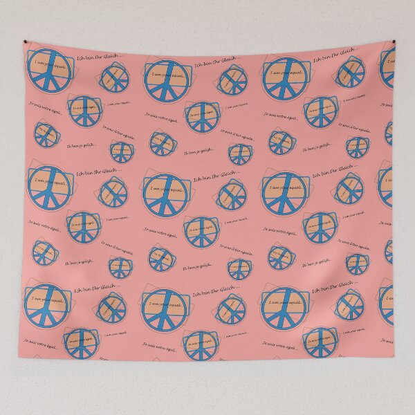 Item preview, I am your equal! Peace is the word! designed and sold by DannysReRemodel.