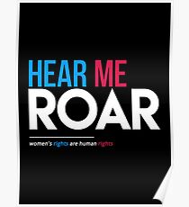 Hear Me Roar (Frauenrechte sind Menschenrechte) Poster