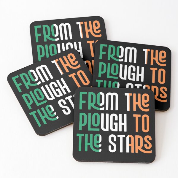 Item preview, From The Plough To The Stars - James Connolly Quote designed and sold by RevolutionInPaint.