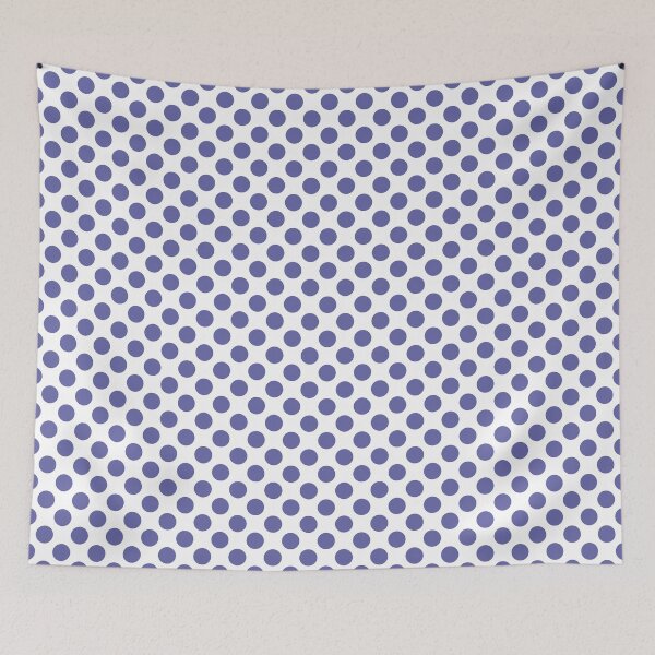 Item preview, Periwinkle Blue Indigo Polka Dots designed and sold by BleuSky.