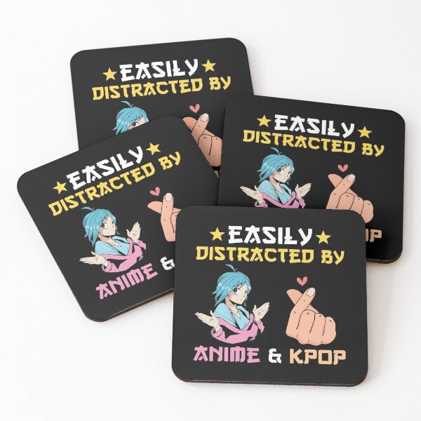 Item preview, Easily Distracted By Anime And K-pop Funny K-pop Gifts Anime Lovers designed and sold by ecomdesign.
