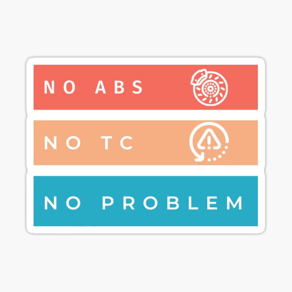 Item preview, Racing Hardcore - No ABS, No TC, No Problem designed and sold by cartribute.