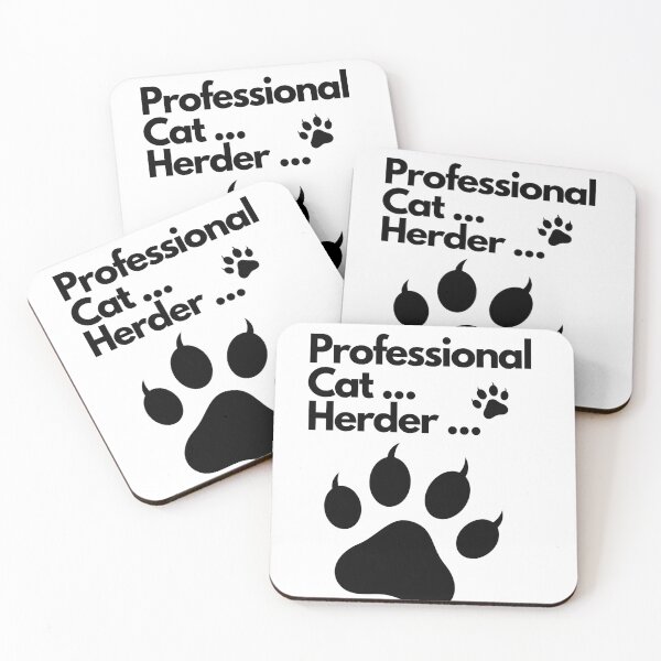 Item preview, Professional Cat Herder  designed and sold by LUX2Boutique ★★★★★.