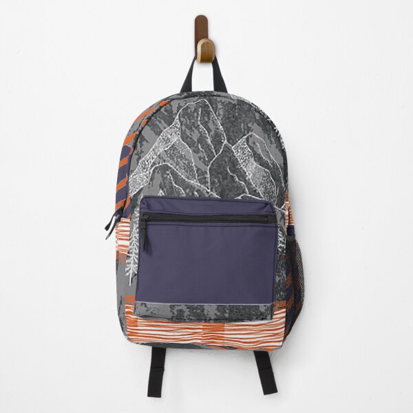 Item preview, Mountains spruce forest gray orange designed and sold by Soul-Walker.