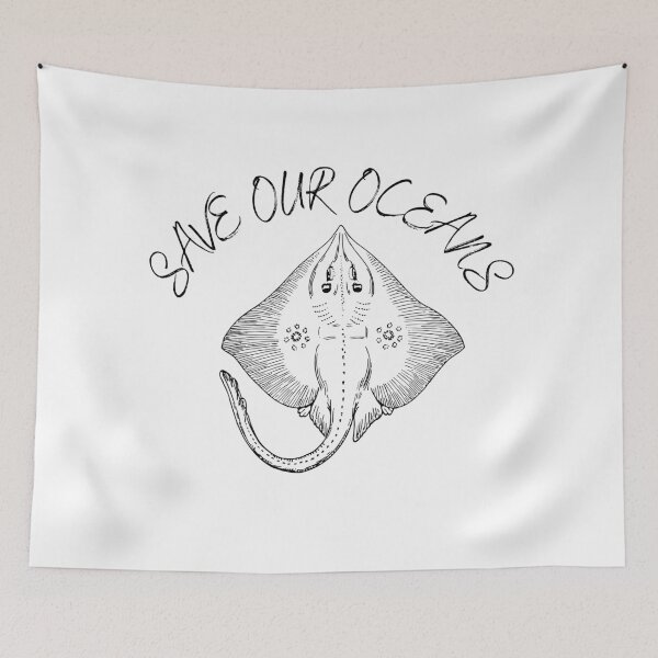 Item preview, Save Our Oceans stingray designed and sold by designsbyreaia.
