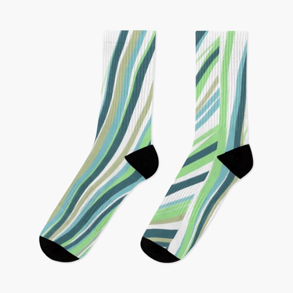 Item preview, Strands in shades of Green - abstract art designed and sold by PuzbieArts.