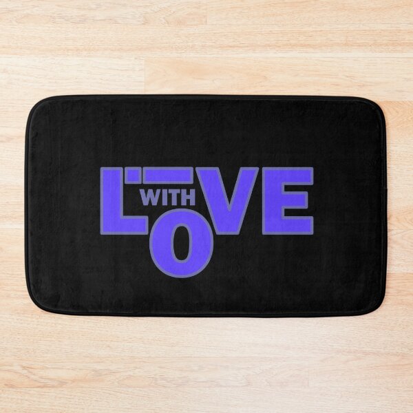 Item preview, Live with love rebus riddle inspirational quote designed and sold by Marharyta Ushakova.