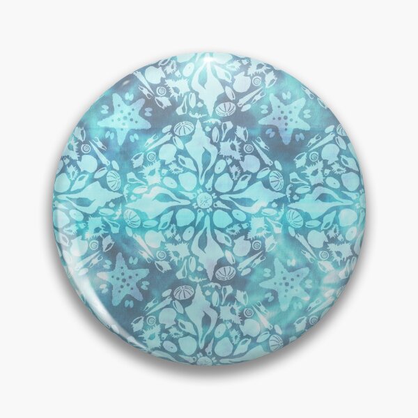 Item preview, Shell Seeker Turquoise shells pattern designed and sold by kspfeif.