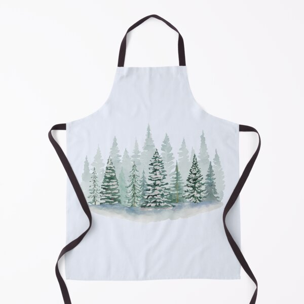 Item preview, Snowy Trees, White Art, Watercolor designed and sold by rurudesign.