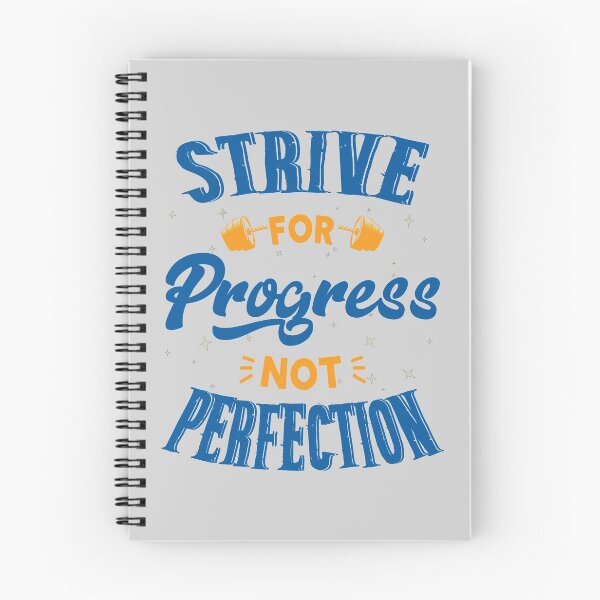 Item preview, Strive For Progress Not Perfection Fitness Motivational Quote Gift designed and sold by SweetbeStore.