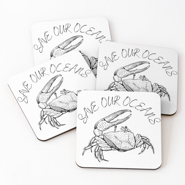 Item preview, Save Our Oceans crab designed and sold by designsbyreaia.