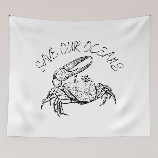 Item preview, Save Our Oceans crab designed and sold by designsbyreaia.