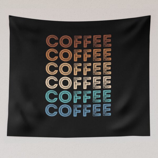 Item preview, Retro Coffee Coffee Coffee Art Vintage Coffee Addicts designed and sold by Artsy Fun.