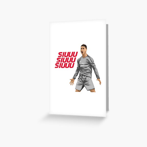 Cristiano Ronaldo 2007/08 Jersey Greeting Card for Sale by slawisa