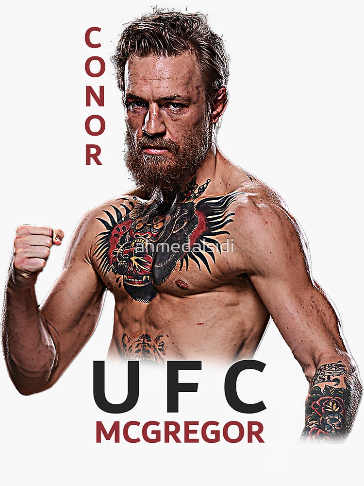 "Conor Mcgregor UFC" Sticker For Sale By Ahmedalsidi | Redbubble