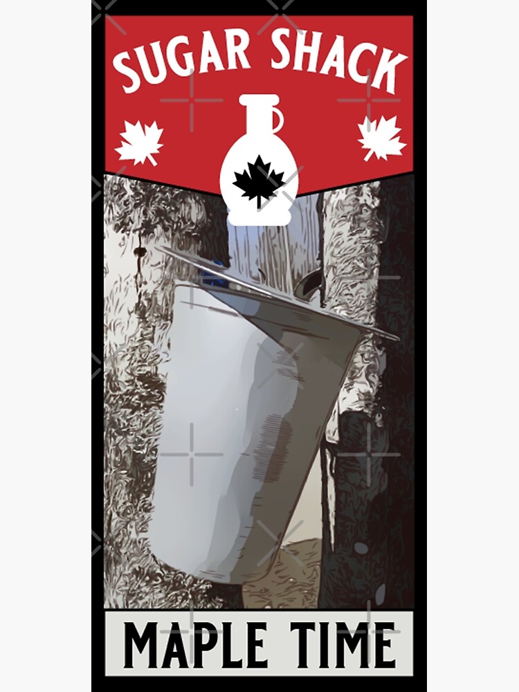 Disover Maple Syrup - Tapping Maple Syrup January To February - Canada - USA - Harvest Premium Matte Vertical Poster