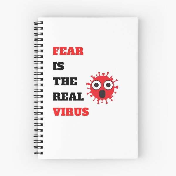 Item preview, Fear is the real virus designed and sold by MirartShop.
