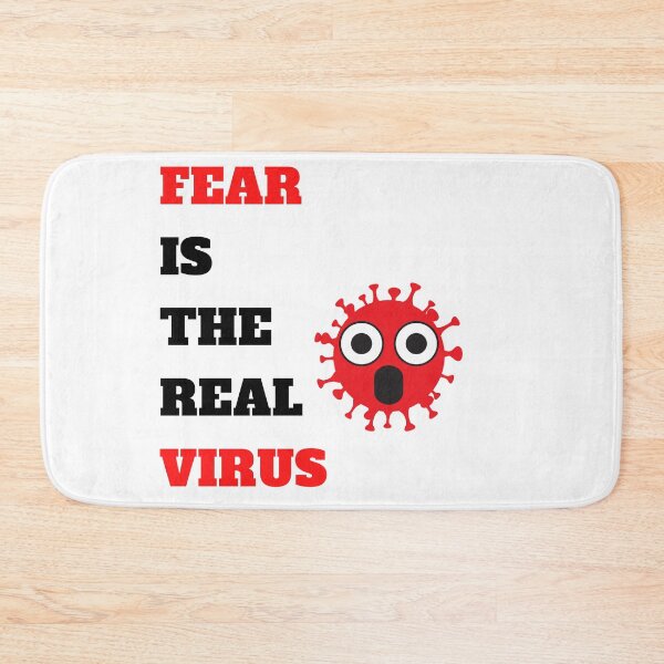 Item preview, Fear is the real virus designed and sold by MirartShop.