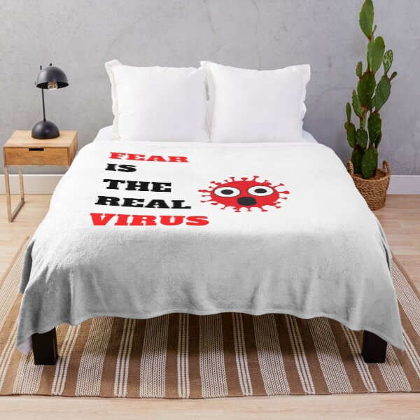 Item preview, Fear is the real virus designed and sold by MirartShop.
